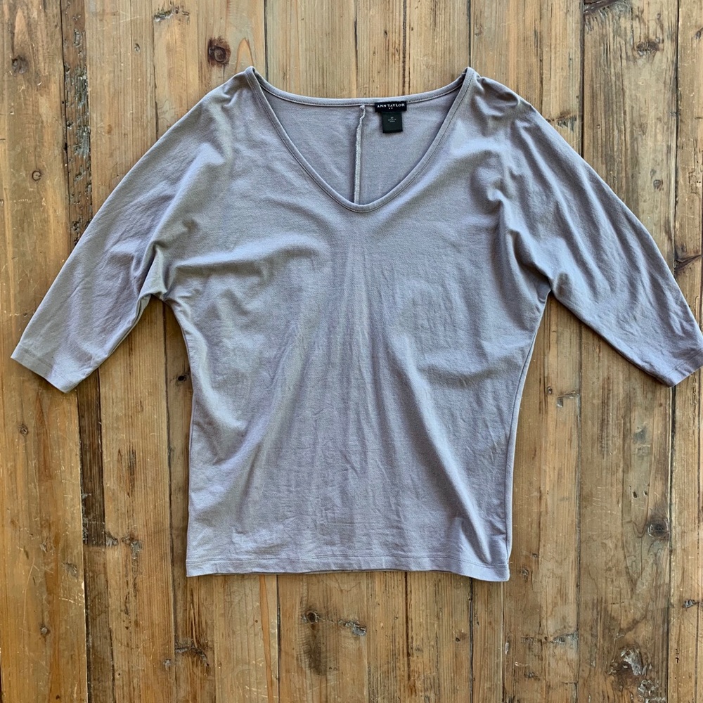Ann Taylor 3/4 Sleeve Blouse Size Medium